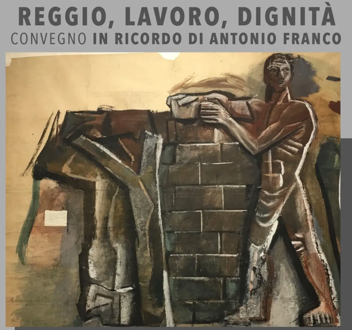 Reggio, convegno in ricordo di Antonio Franco \"Reggio, Lavoro, Dignità\"