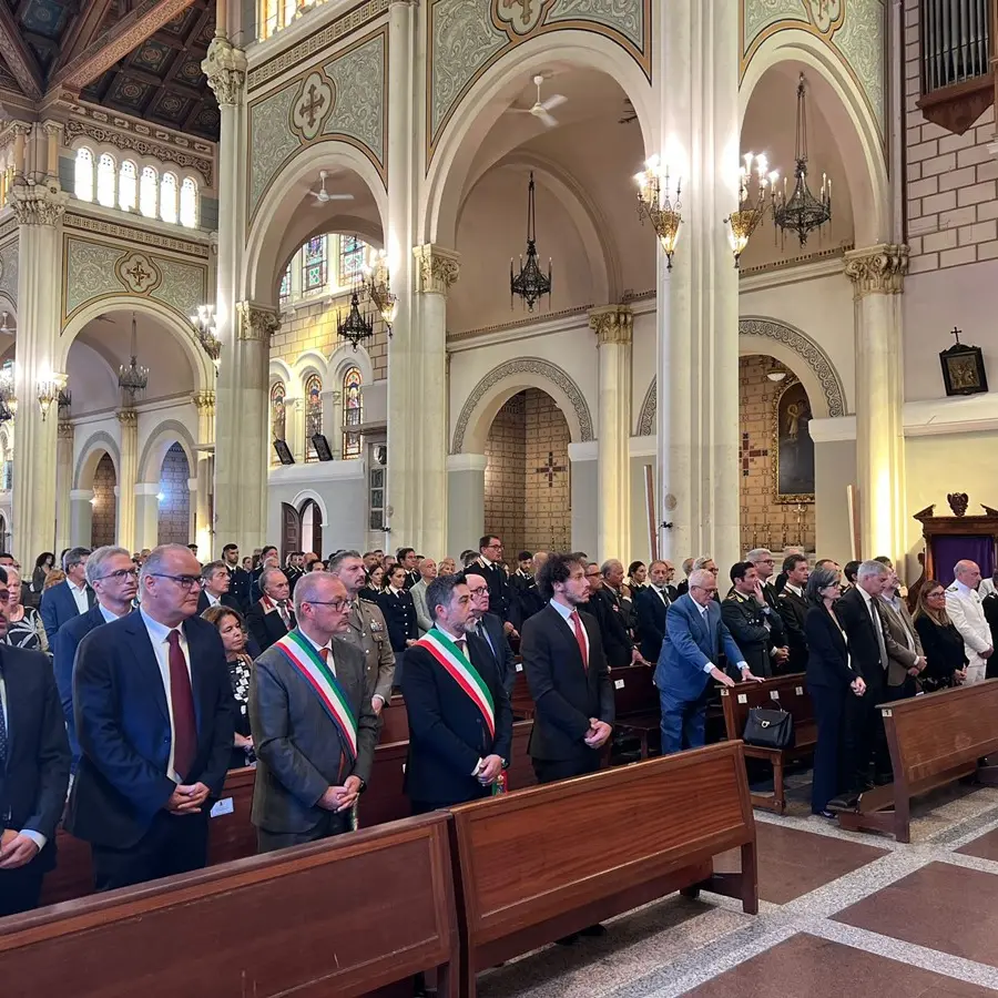 Reggio, la Polizia onora in Cattedrale San Michele Arcangelo