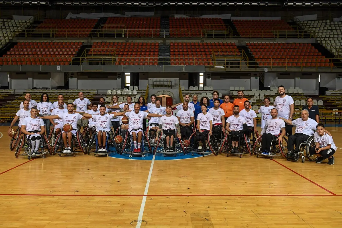 Basket in carrozzina, la stagione della Reggio BiC inizia con l’allenamento congiunto col Cus Catania