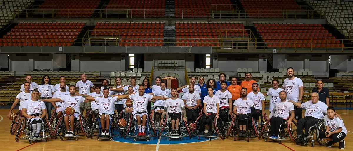 Basket in carrozzina, la stagione della Reggio BiC inizia con l’allenamento congiunto col Cus Catania