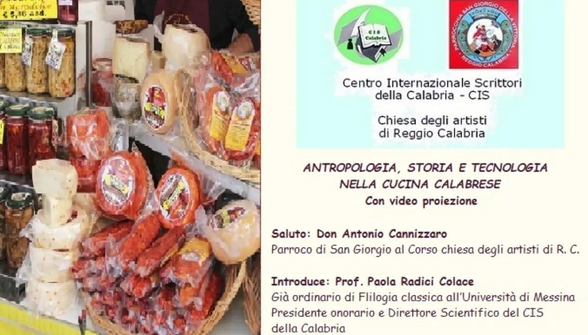Reggio, il cis discute di \"Antropologia, storia e tecnologia nella cucina calabrese\"