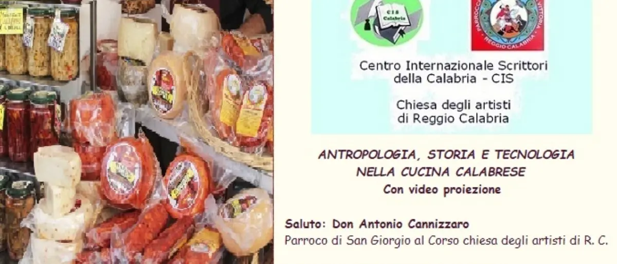Reggio, il cis discute di \"Antropologia, storia e tecnologia nella cucina calabrese\"
