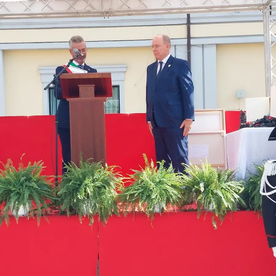 Il principe Alberto di Monaco a Taurianova, Biasi: «La comunità ritrova l'orgoglio dell'appartenenza»