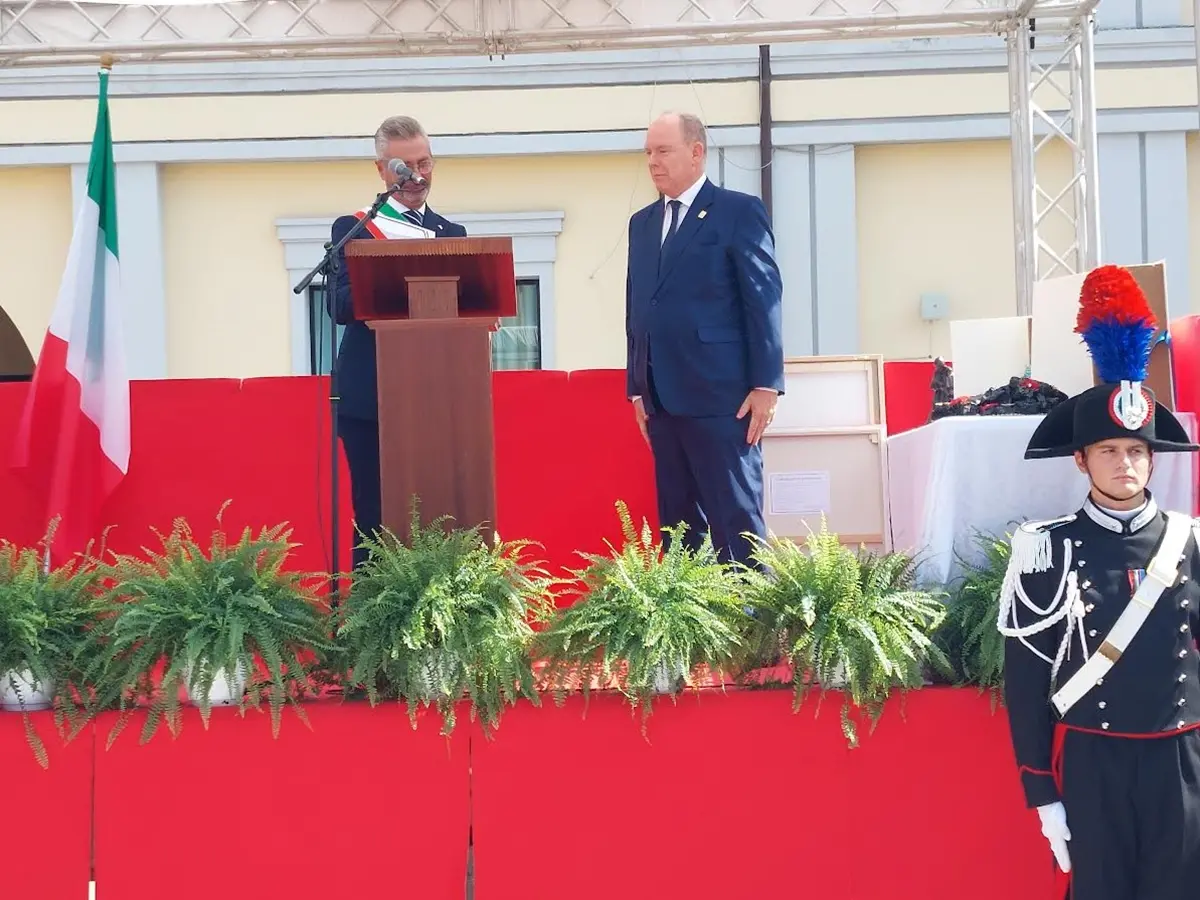Il principe Alberto di Monaco a Taurianova, Biasi: «La comunità ritrova l'orgoglio dell'appartenenza»