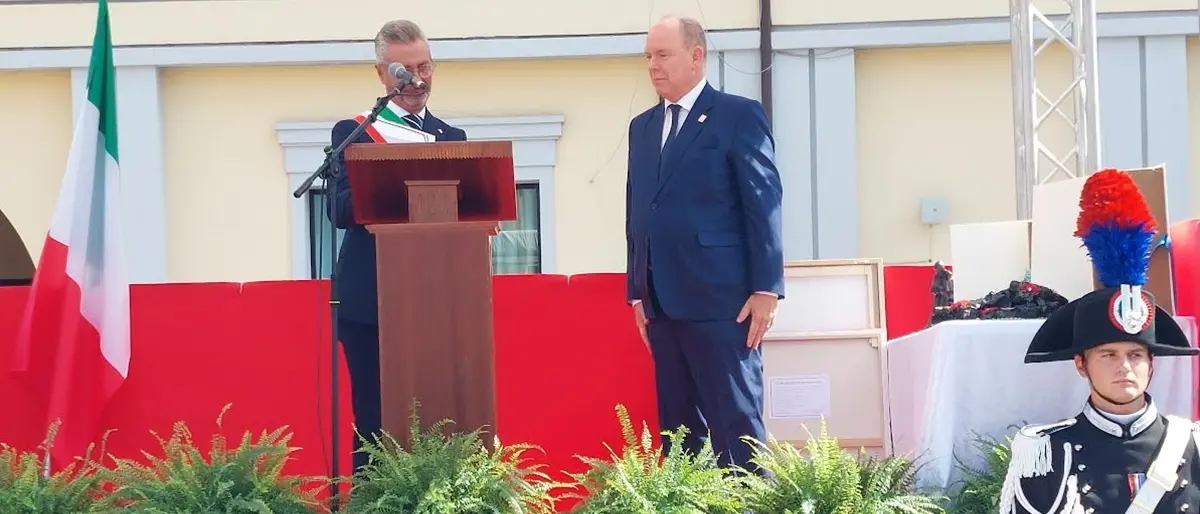Il principe Alberto di Monaco a Taurianova, Biasi: «La comunità ritrova l'orgoglio dell'appartenenza»