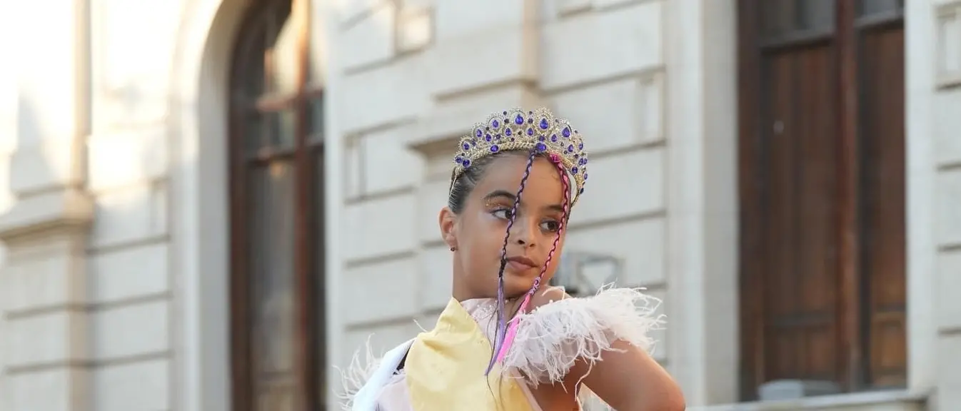 Jasmin Hilary Malafarina \"Miss baby Mondo\" a febbraio Sanremo Moda and Talent