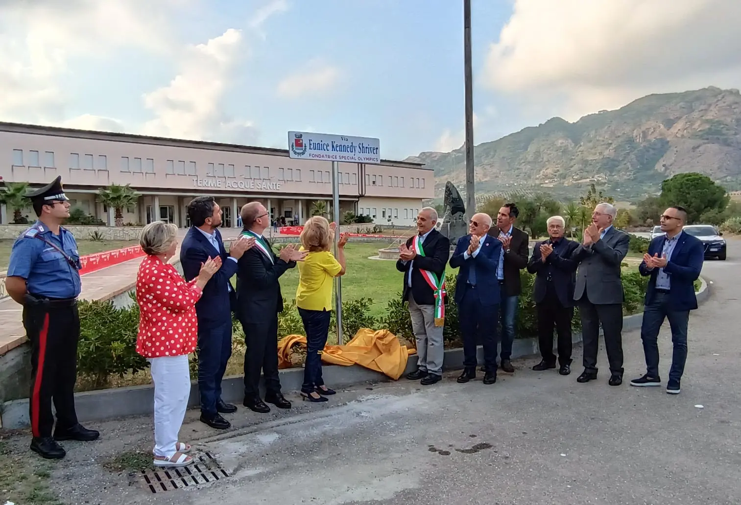 Ad Antonimina una via dedicata ad Eunice Kennedy Shriver, Versace: «Momento di alto valore civico»