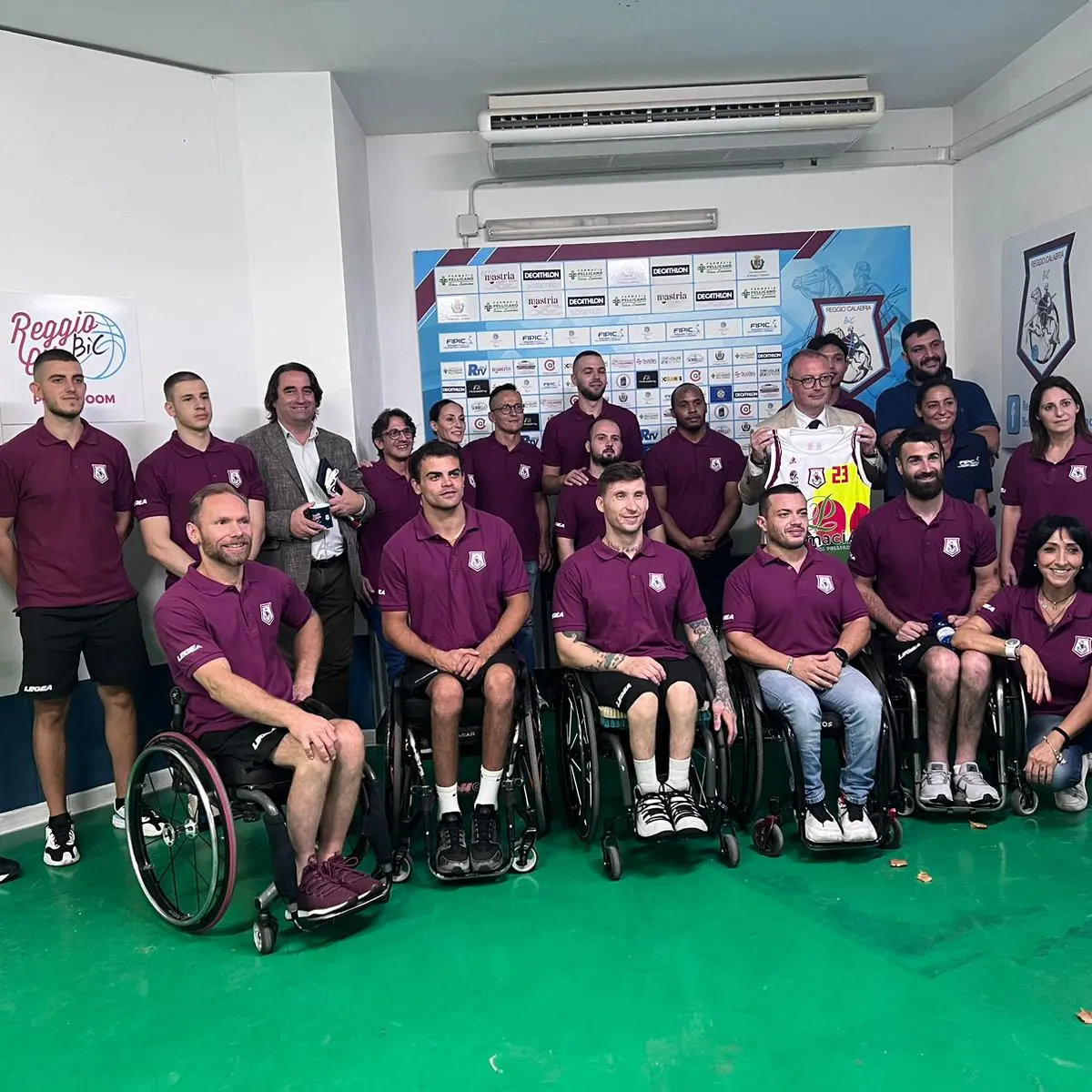 Presentazione Reggio Bic basket in carrozzina, al via una nuova stagione puntando all'Euro Cup