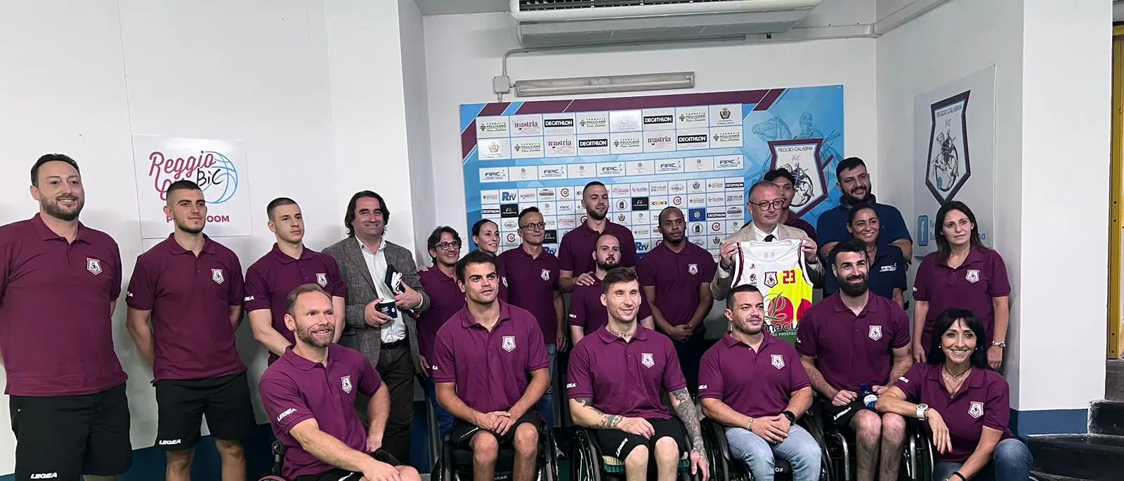 Presentazione Reggio Bic basket in carrozzina, al via una nuova stagione puntando all'Euro Cup
