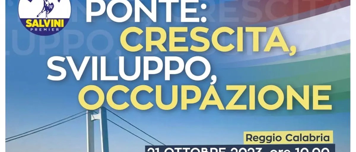 Reggio, Saccomanno (Lega): «Il ponte al centro del Mezzogiorno e dell’Italia»