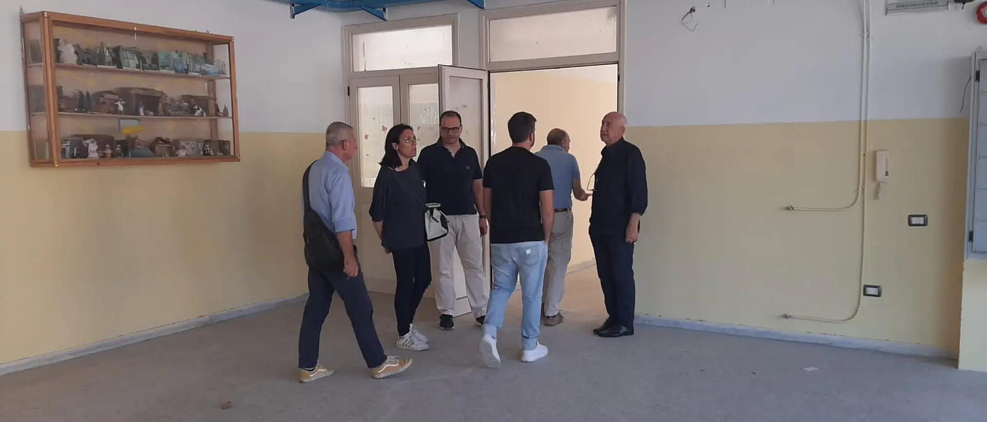 Villa San Giovanni, scuola elementare di Pezzo: sopralluogo del sindaco