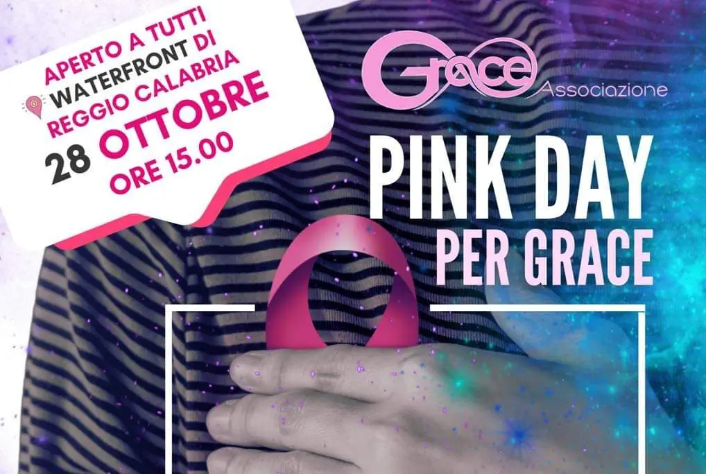 Reggio, Pink day for Grace, doppio appuntamento per sensibilizzare e ribadire l’importanza della prevenzione