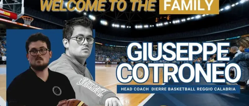 La Dierre Basketball Reggio Calabria annuncia il nome del nuovo tecnico