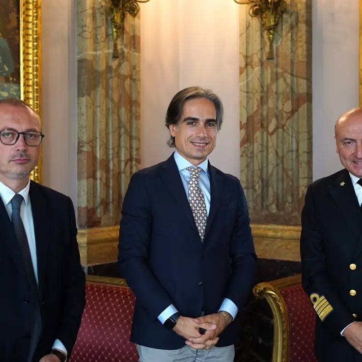 Reggio, Falcomatà riceve il comandante della direzione marittima Sciarrone