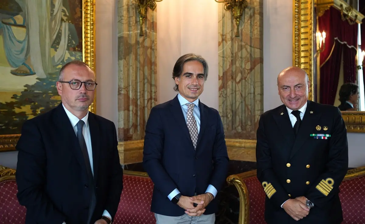 Reggio, Falcomatà riceve il comandante della direzione marittima Sciarrone