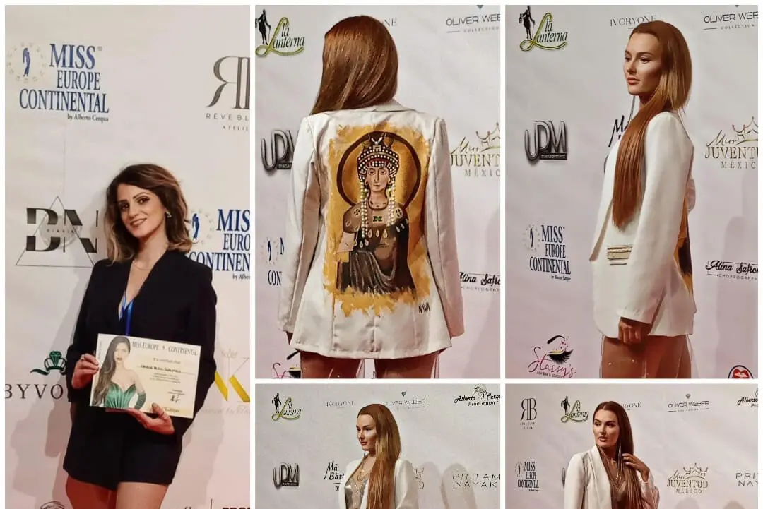 Miss Europe Continental, a vestire la miss lettone è la stilista reggina Cheren Hesse Surfaro