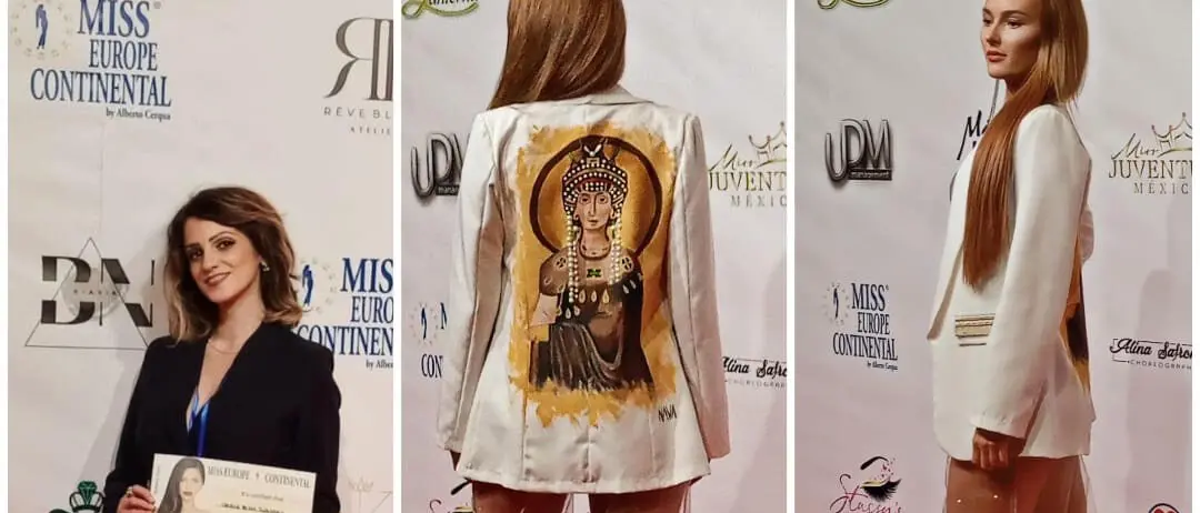 Miss Europe Continental, a vestire la miss lettone è la stilista reggina Cheren Hesse Surfaro