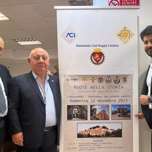 Tutto pronto per \"Ruote nella storia\" a Cinquefrondi, Taurianova e San Giorgio Morgeto