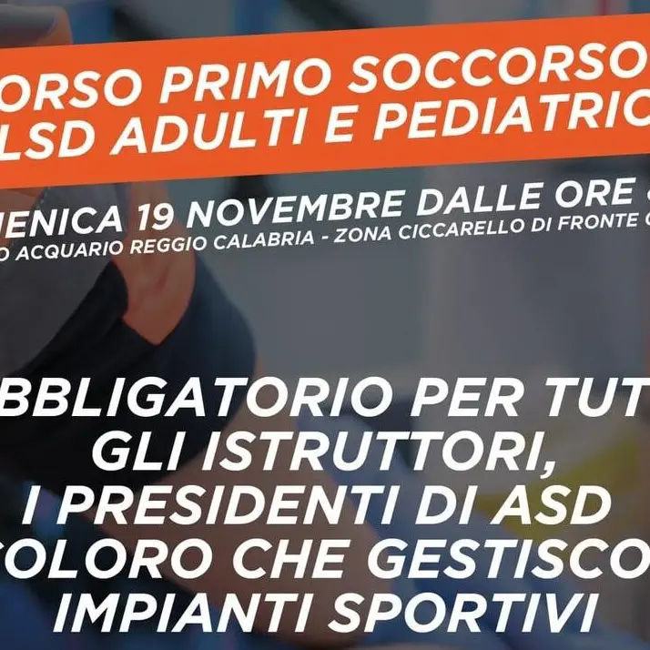 Gallico, il 19 novembre corso “Blsd” di Asc nella sede Help