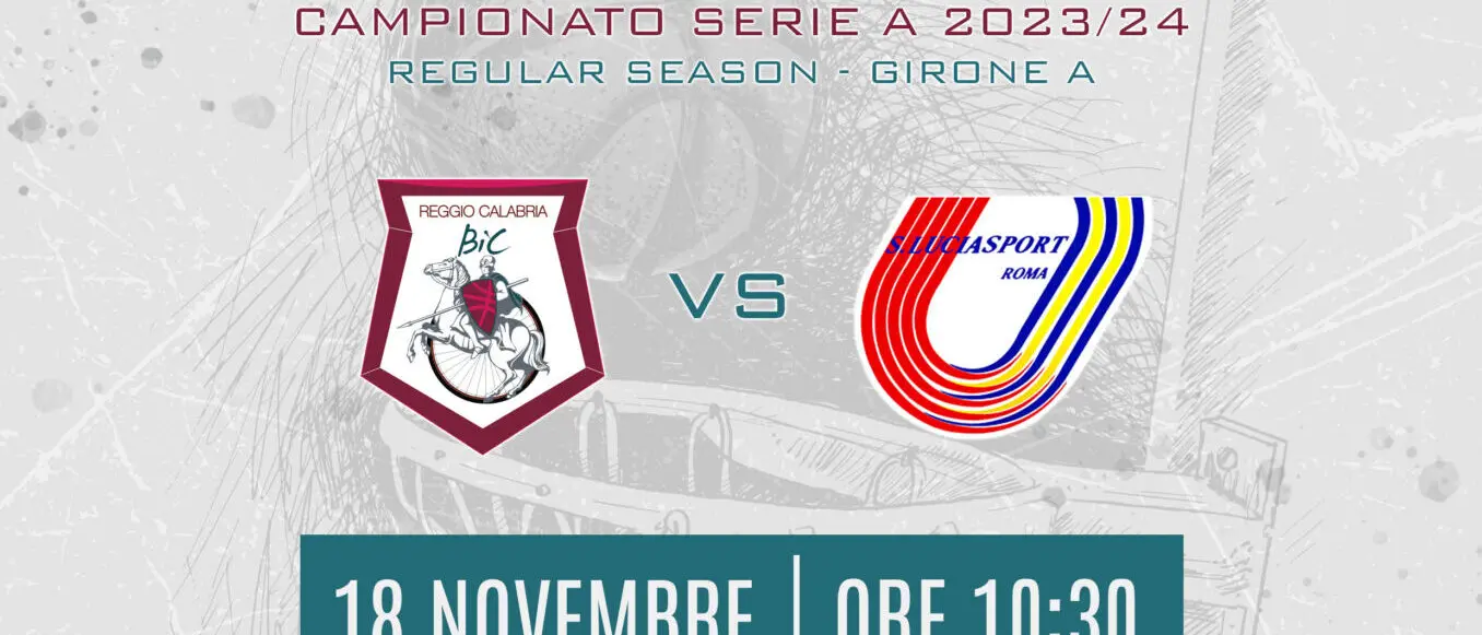 Reggio Bic, sabato il recupero contro Santa Lucia