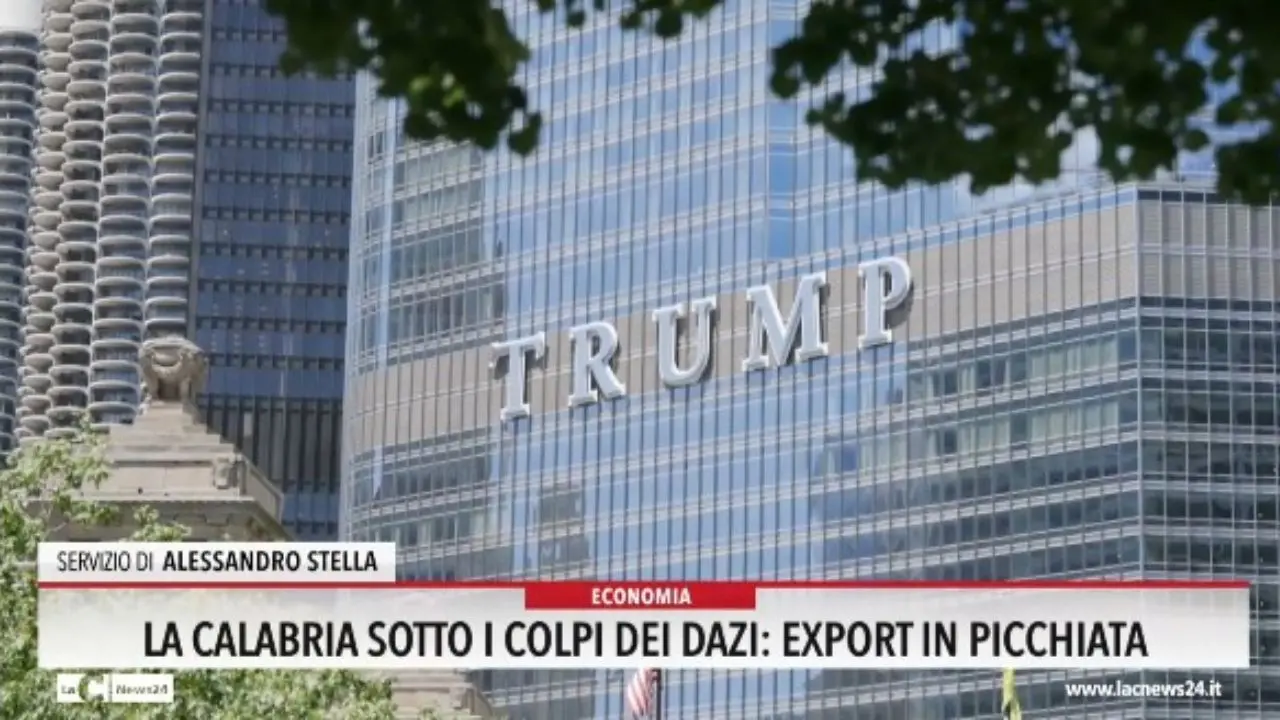 La Calabria sotto i colpi dei dazi: export in picchiata