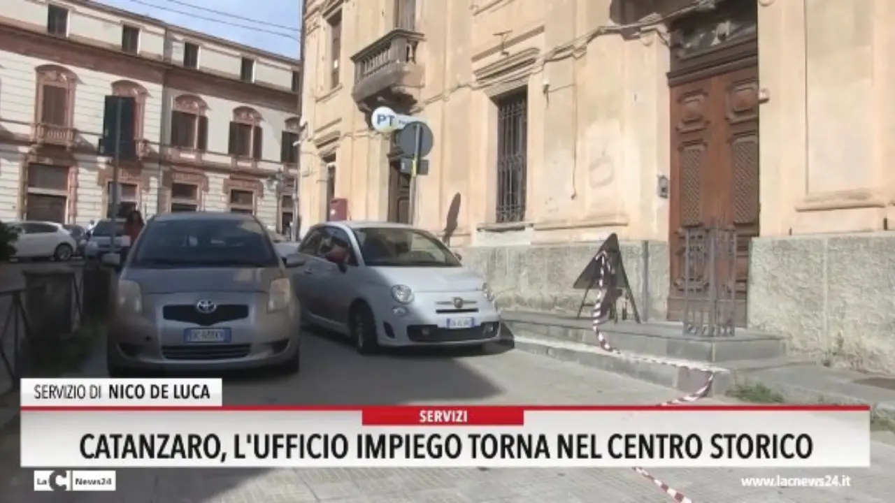 Catanzaro, l'ufficio impiego torna nel centro storico