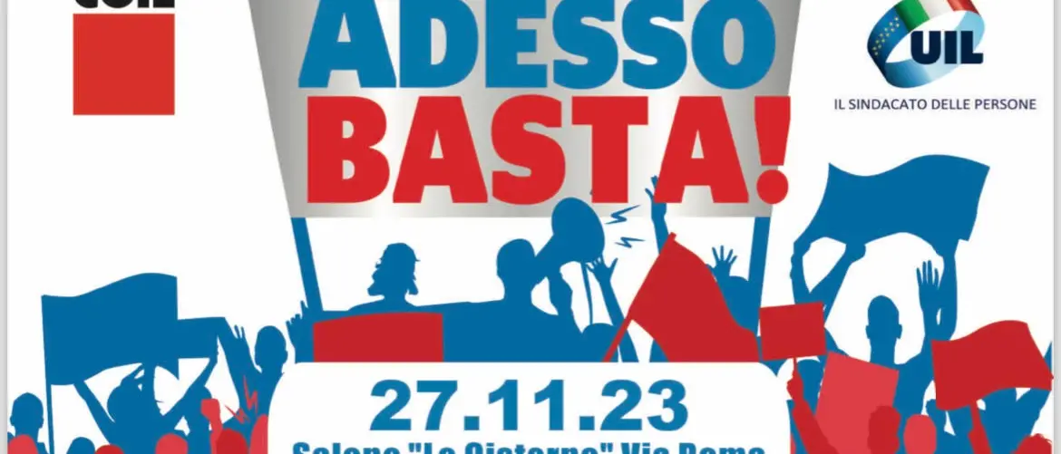 Gioia Tauro, domani iniziativa Spi Cgil e Uilp Uil in vista dello sciopero nazionale dell'1 dicembre