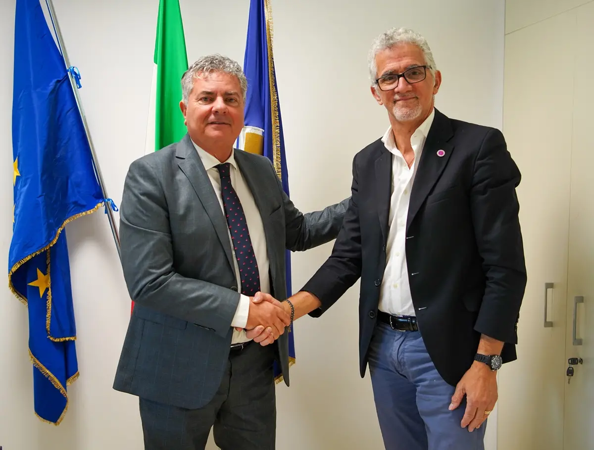 Consiglio regionale, il presidente Filippo Mancuso incontra il presidente regionale dell’Ens Antonio Mirijello