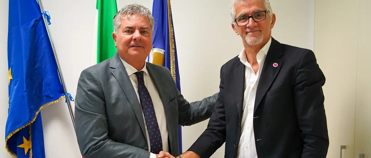 Consiglio regionale, il presidente Filippo Mancuso incontra il presidente regionale dell’Ens Antonio Mirijello