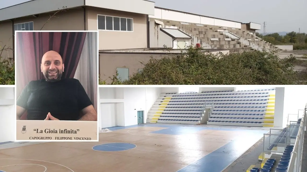 Gioia Tauro, palazzetto dello sport costato 1 milione di euro e mai entrato in funzione