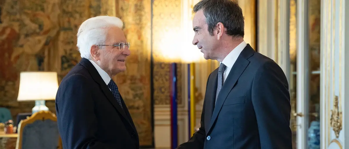 Al Quirinale: il presidente Mattarella riceve il governatore della Calabria Occhiuto