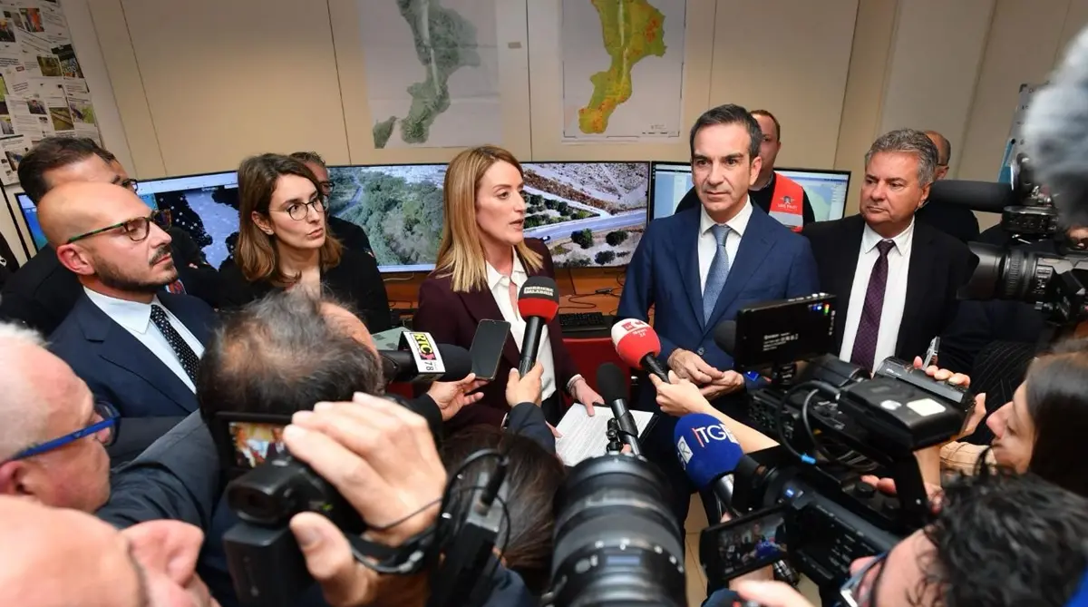 La visita, Metsola in Calabria: «Regione importante che guarda al futuro»