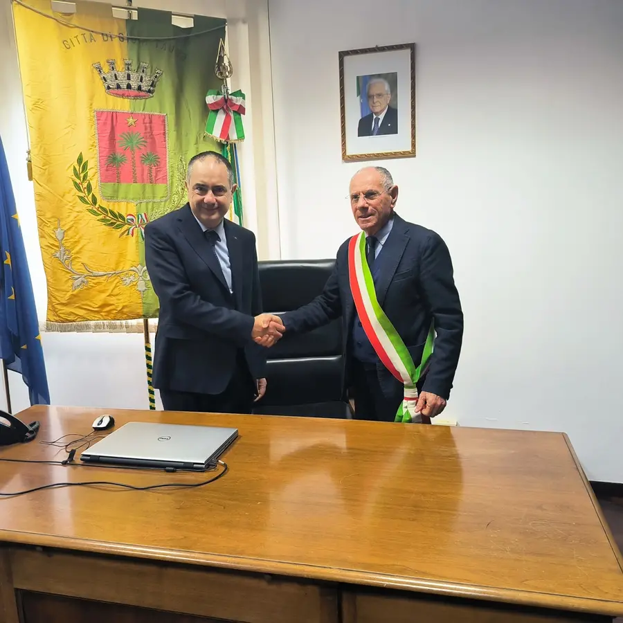 Gioia Tauro, il sindaco Aldo Alessio incontra il Console Onorario del Marocco per la Calabria Domenico Naccari