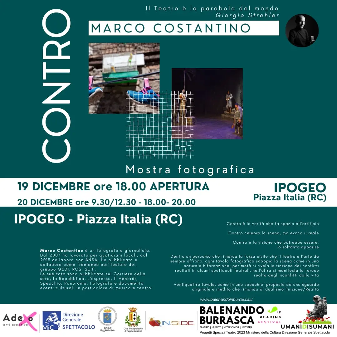 “Contro”: le foto di Marco Costantino in mostra all’Ipogeo