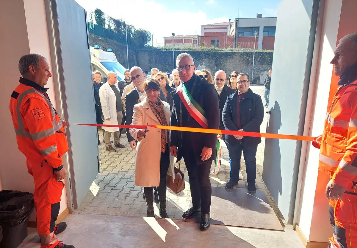 Taurianova, inaugurata la nuova sede del 118: presente il direttore generale dell'Asp Di Furia