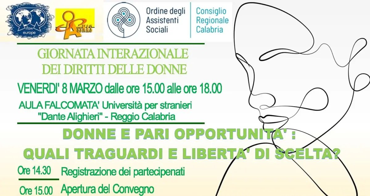 8 marzo, venerdì il convegno dell'associazione nazionale Assistenti sociali su Donne e Pari Opportunità