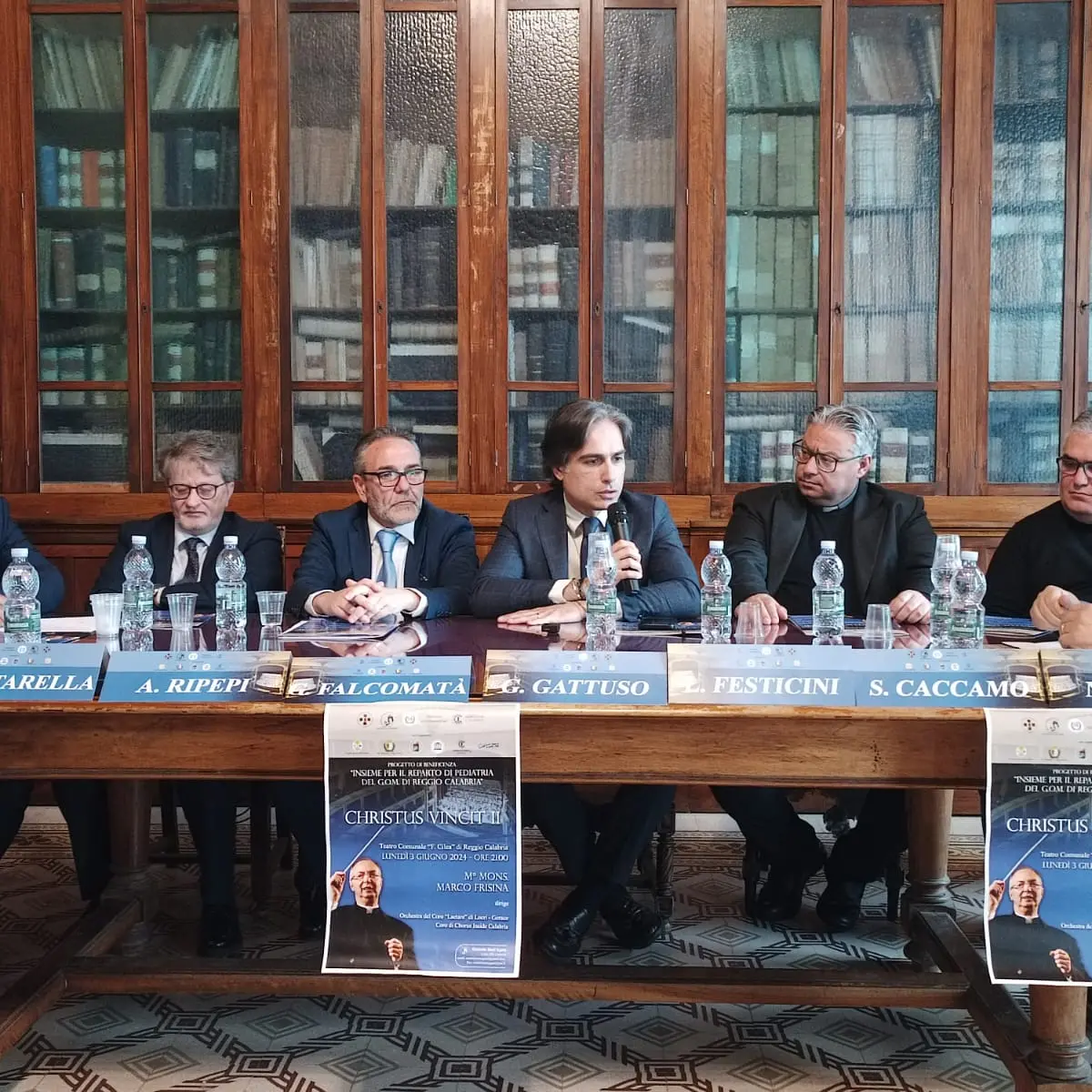 Insieme per il reparto di Pediatria del Gom: presentato il concerto di beneficenza “Christus Vincit II”