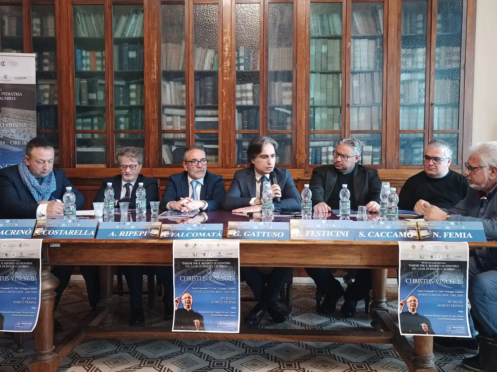 Insieme per il reparto di Pediatria del Gom: presentato il concerto di beneficenza “Christus Vincit II”