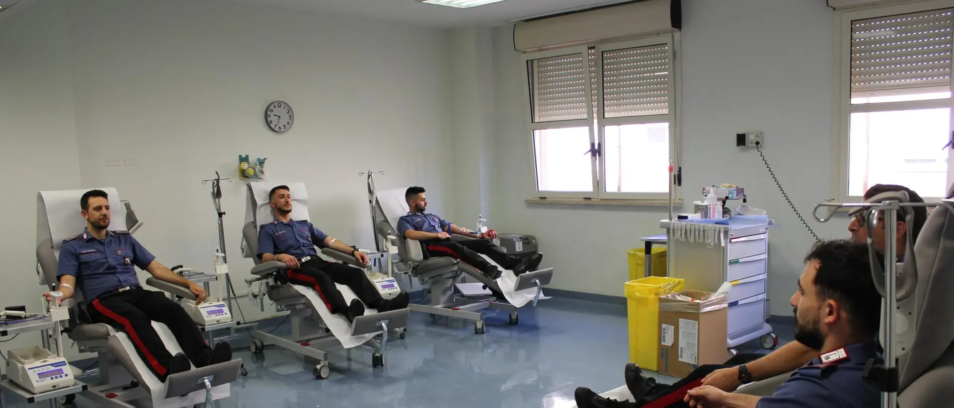 I Carabinieri del Comando Provinciale di Reggio Calabria donano il sangue al Gom