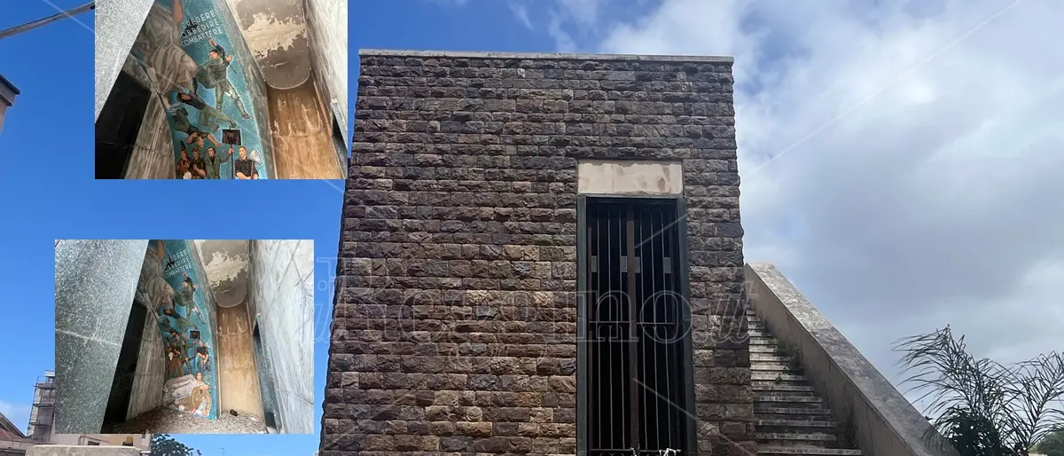 Reggio, il mosaico dell'ex torretta di palazzo De Mojà: in autunno il cantiere di restauro dell'Accademia di Belle Arti - FOTO e VIDEO