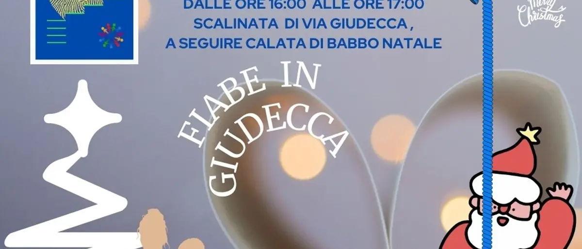 Reggio, fiabe e \"calata\" di Babbo Natale in via Giudecca