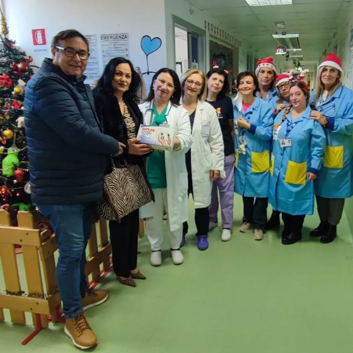 Gom di Reggio, Natale più sereno in Pediatria insieme ai volontari Abio