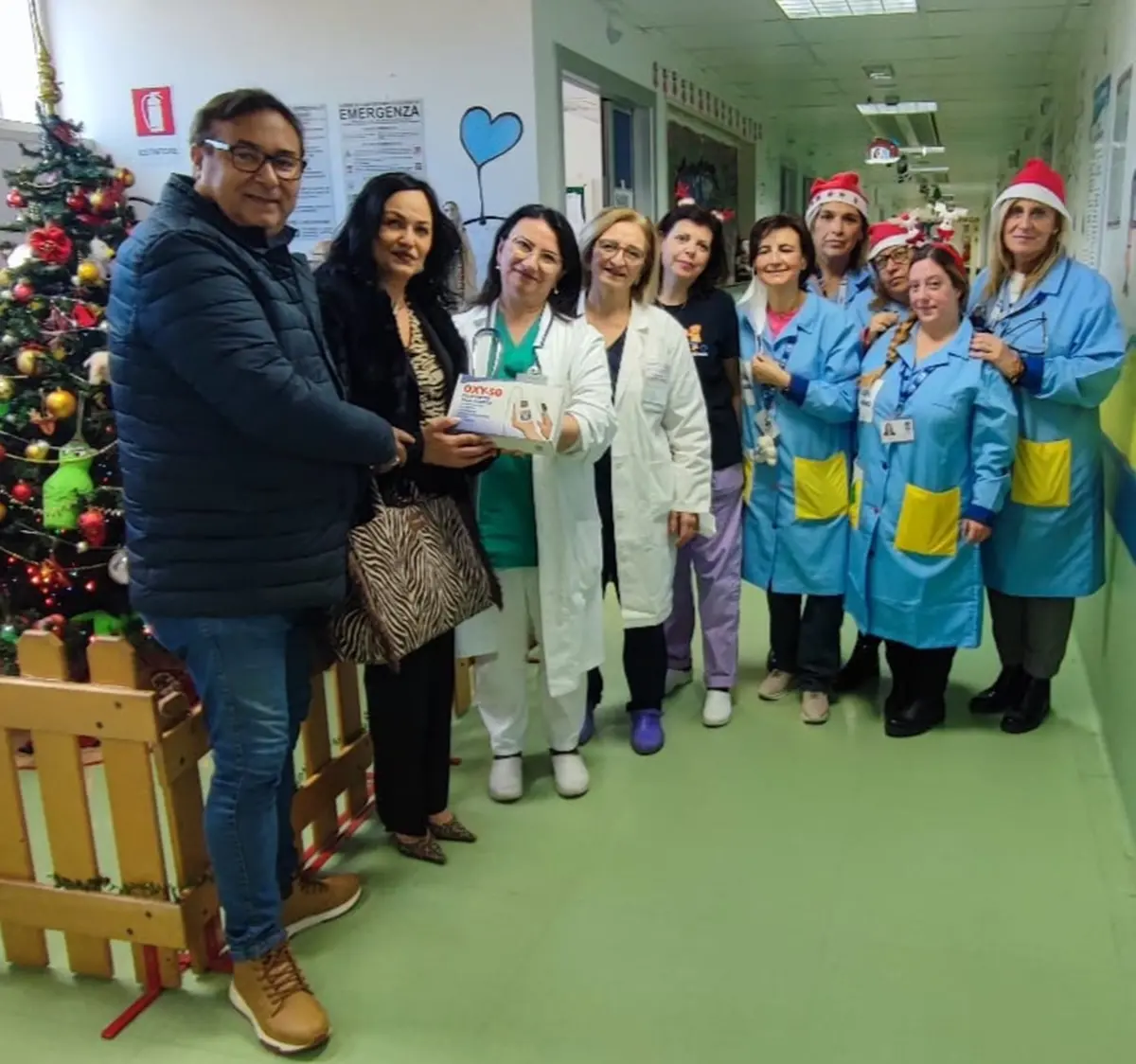 Gom di Reggio, Natale più sereno in Pediatria insieme ai volontari Abio