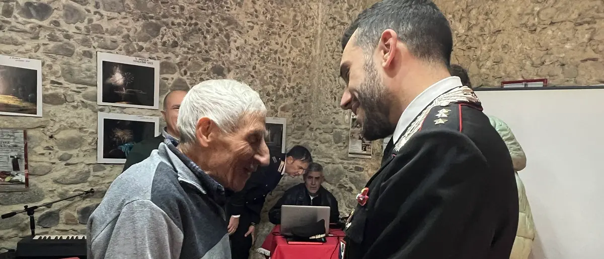 Monasterace, anche i carabinieri al pranzo solidale con gli anziani