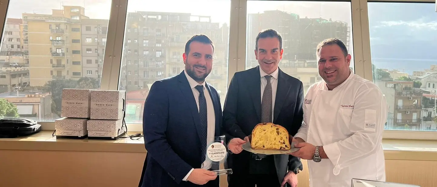 Reggio, Mancuso e Occhiuto co Cirillo hanno accolto il “re del panettone” Marco Macrì