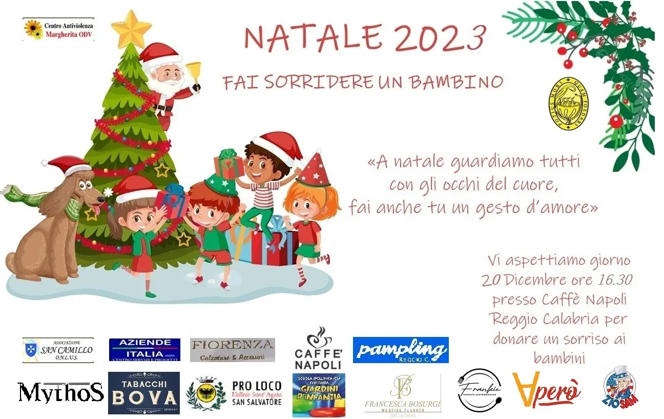 Reggio, concluso l'evento \"Fai sorridere un bambino\" indetta dal gruppo Aziendeitalia