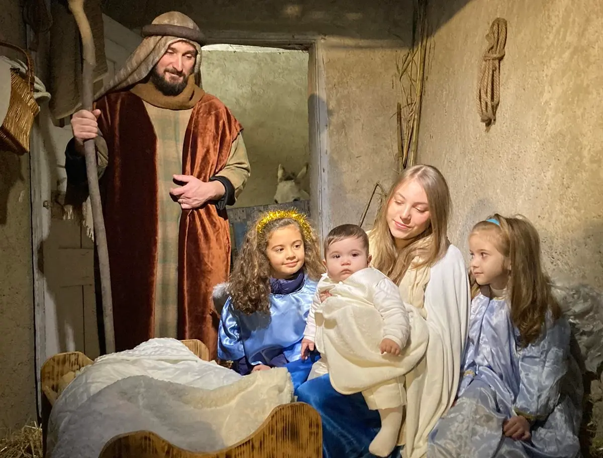 Reggio, prima messa in scena del Presepe Vivente 2023 nell'antico baglio Attanasio ad Arangea - FOTO