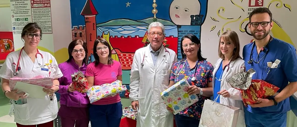 Reggio, ai bambini del Gom i regali di Perla dello Stretto