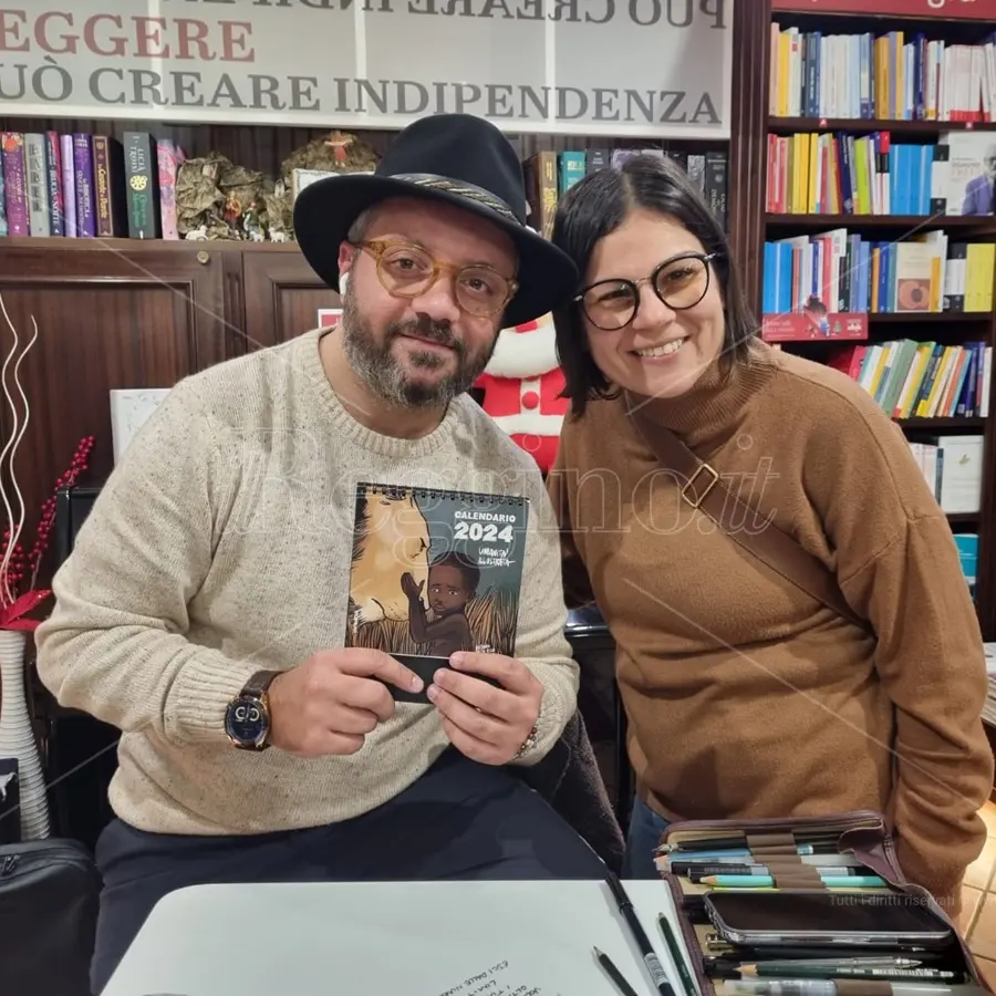 Reggio, il calendario dell'“Umanità illustrata” per aiutare i bimbi della guerra - VIDEO