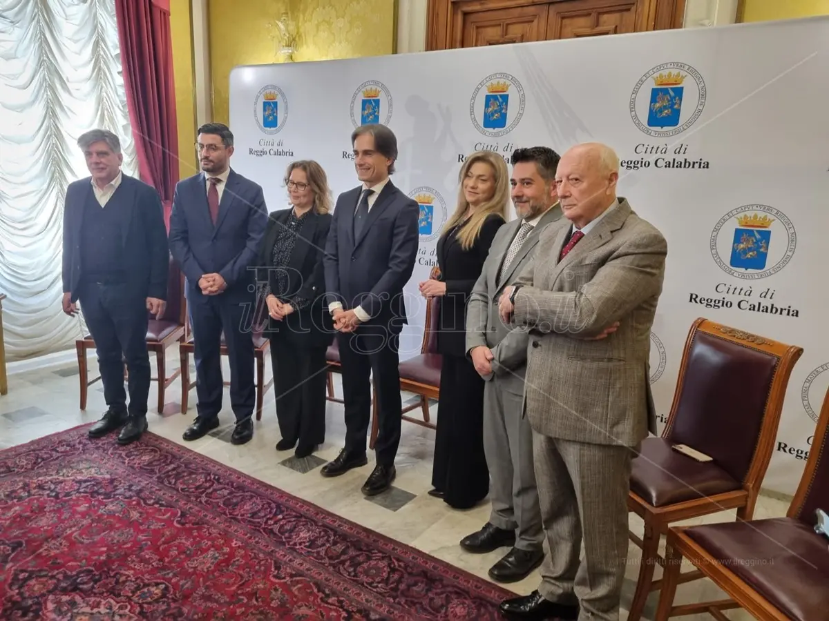 Reggio, ecco la nuova giunta del sindaco Falcomatà - FOTO